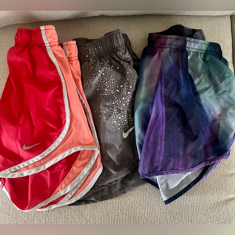 ***3 PAIR Nike dri-fit running shorts